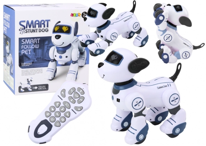 Cane Robot Interattivo con Telecomando Blu