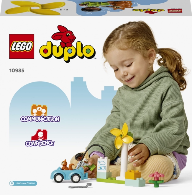 Turbina eolica e auto elettrica Lego Duplo