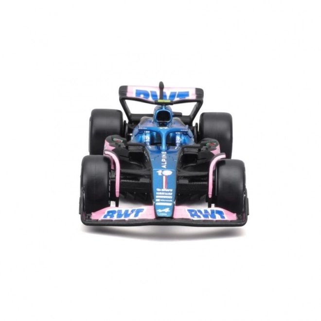 Modellino Bburago Formula 1 BWT Alpine A523 di Pierre Gasly