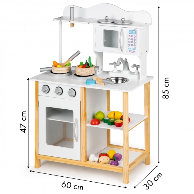 Cucina giocattolo in legno per bambini Ecotoys