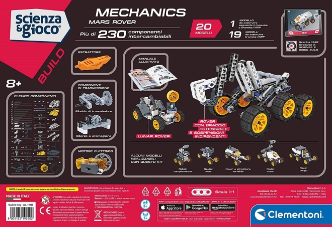 Laboratorio Meccanico Rover su Marte CLEMENTONI