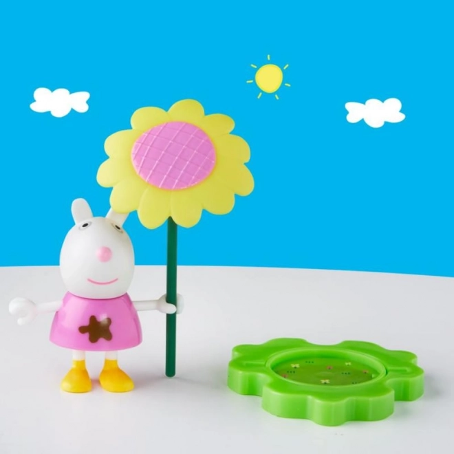 Peppa Pig divertimento in pozzanghera e fango, figurina