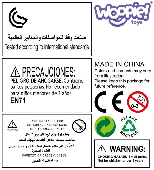 Zaino del piccolo tuttofare WOOPIE con set da officina 18 pezzi