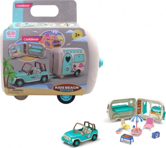 Auto con accessori in valigetta per bambini