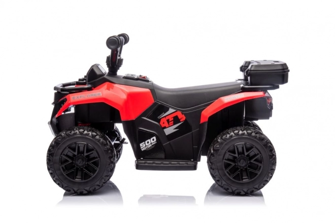 Quad elettrico rosso per bambini