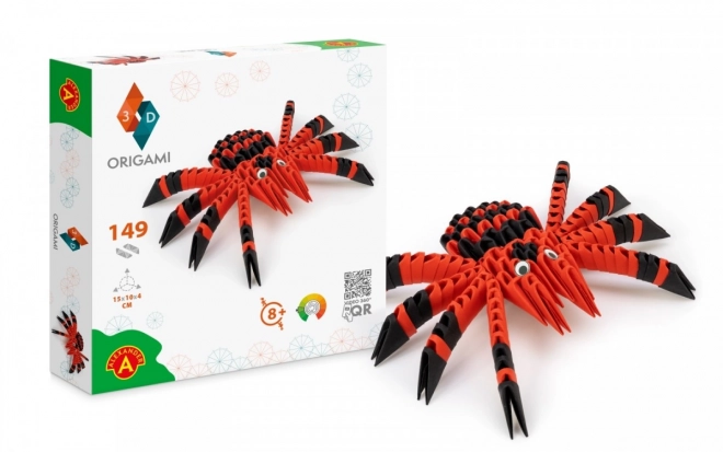 Set creativo di origami 3D Ragno