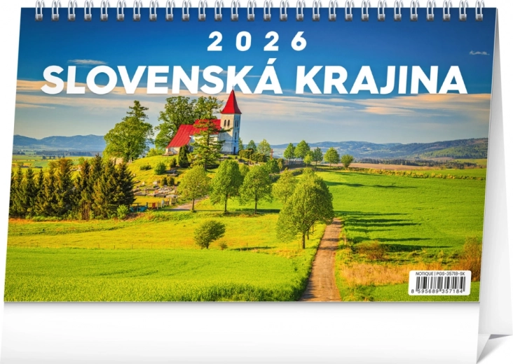 Calendario da tavolo Paesaggi Slovacchi 2026