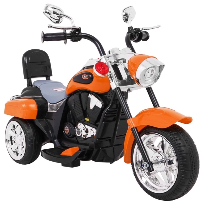 Motocicletta Chopper NightBike bianca – arancione