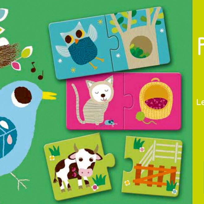 Puzzle Casette degli Animali DJECO