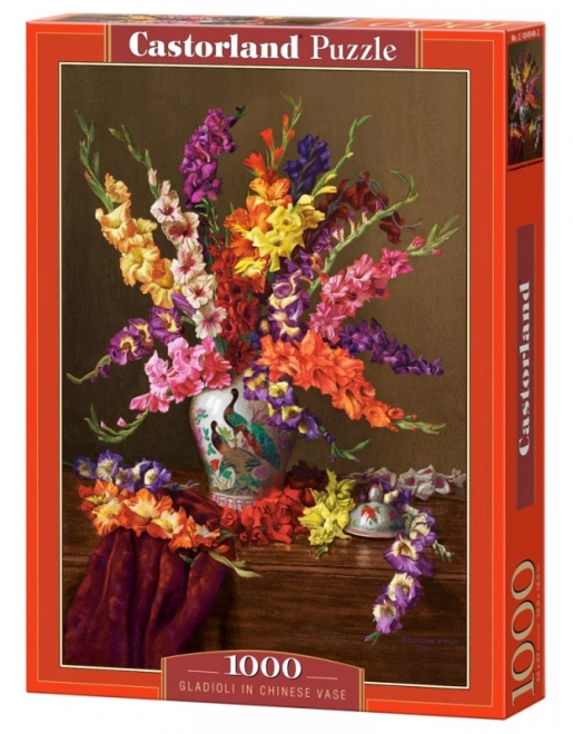 Puzzle Gladioli in vaso cinese 1000 pezzi