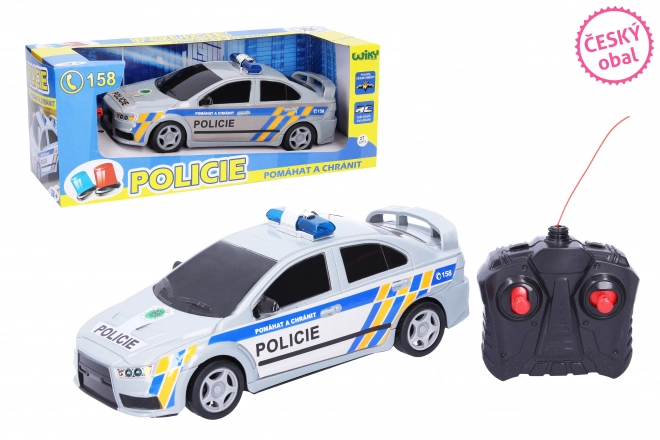 Auto radiocomandato della polizia ceca 23 cm