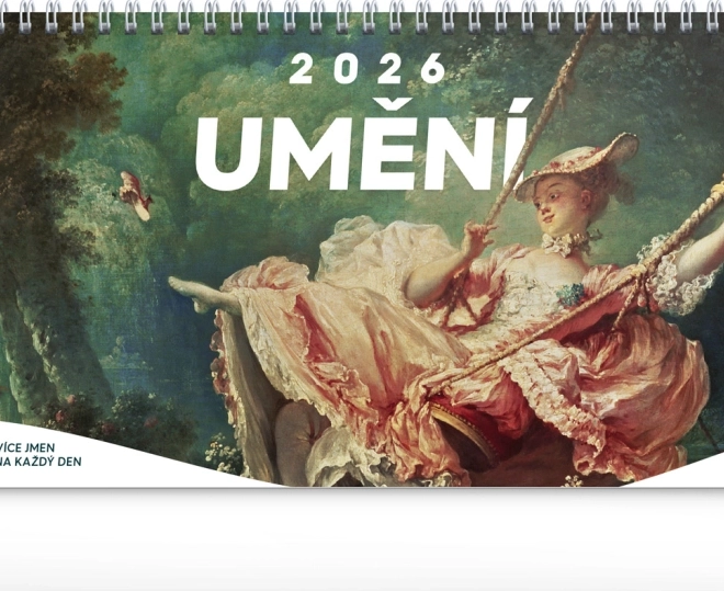 Calendario da tavolo Arte 2026 – 14 giorni