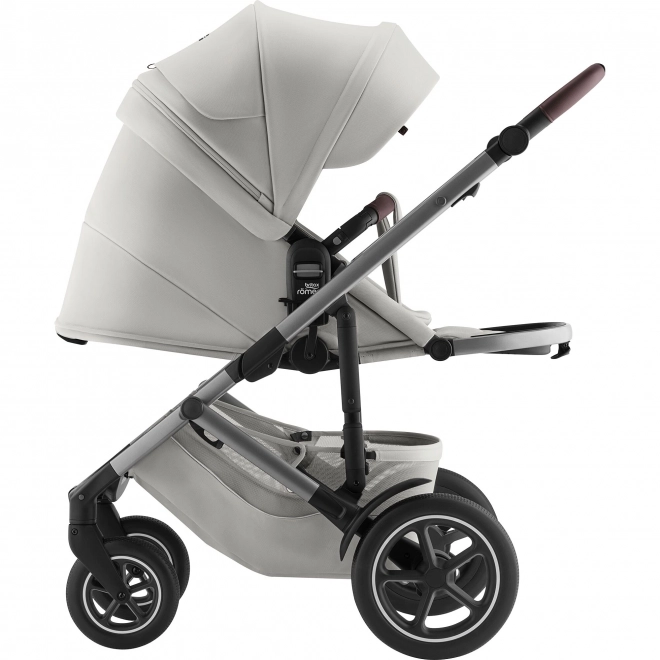 Passeggino Smile 5Z con navicella Lux, Grigio Lino