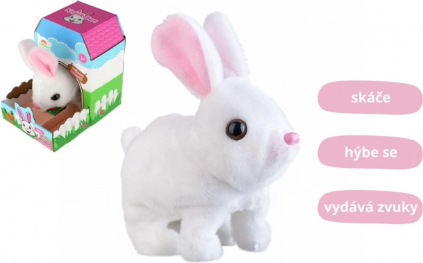 coniglietto di peluche BEN di TEDDIES – giocattolo saltellante e parlante