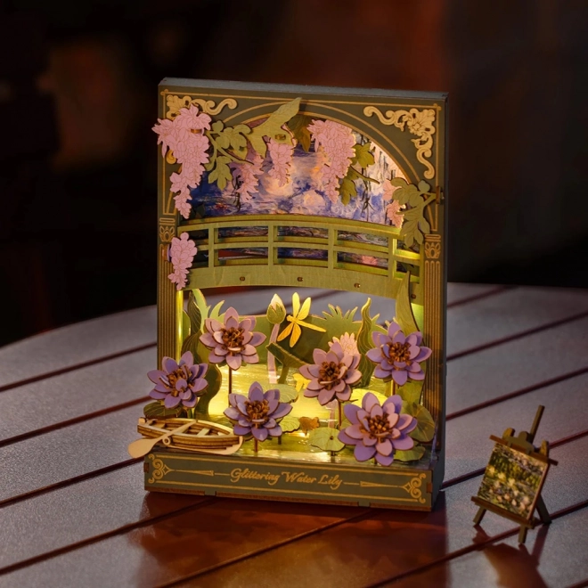 RoboTime 3D puzzle in legno Ninfee scintillanti