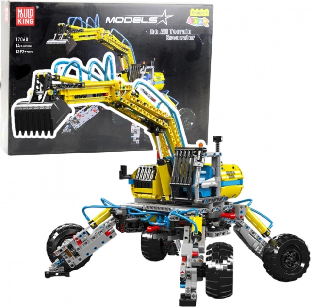 Kit Escavatore Fuoristrada Mudking Mobile 1392 pezzi