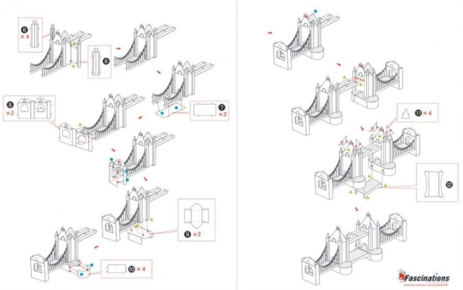 Puzzle 3D Metal Earth Ponte di Londra