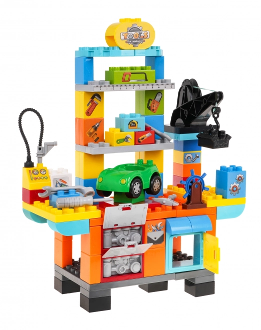 Set Costruzioni Meccanico per Bambini con Autofficina e Accessori