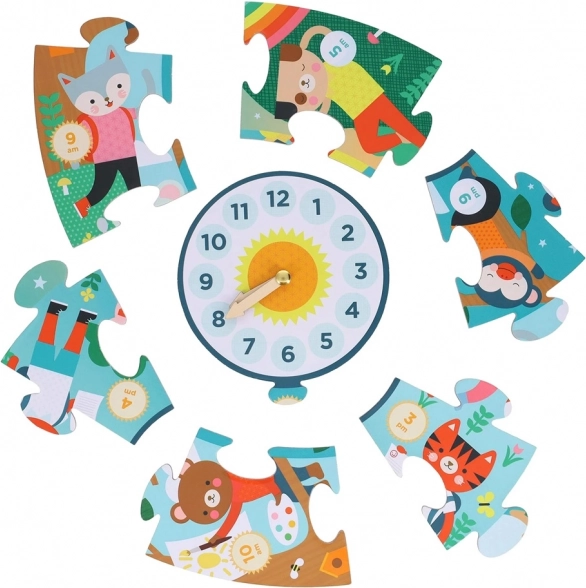 Orologio interattivo con lancette mobili