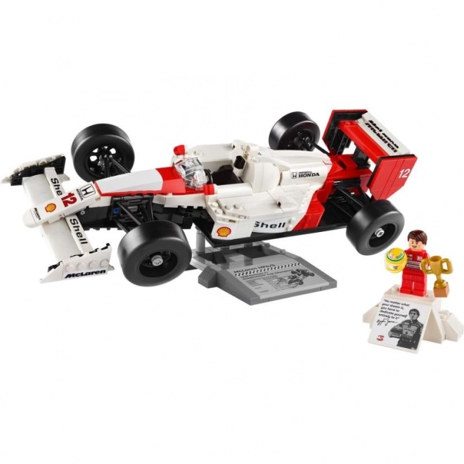 Replica LEGO Icons McLaren MP4/4 con Ayrton Senna