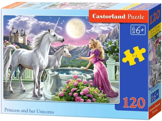 Puzzle Principessa e i suoi Unicorni