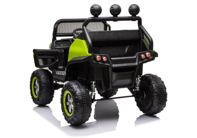 Auto elettrico a batteria Mercedes Unimog S rosso – Verde