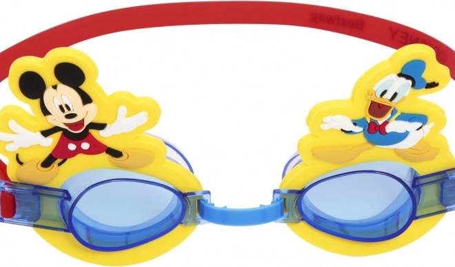 Occhiali da Nuoto per Bambini Mickey Mouse e Donald Duck