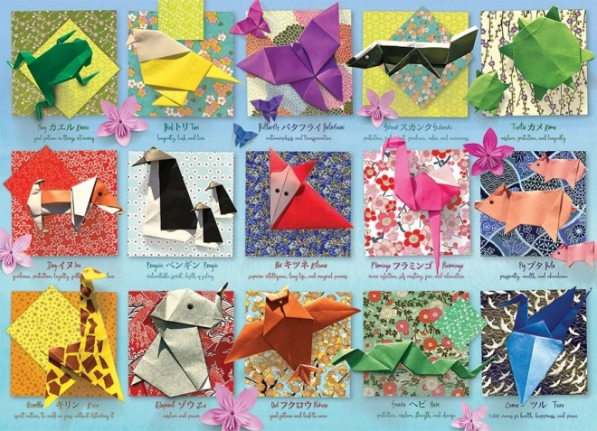 Puzzle Animali Origami 500 Pezzi Di Cobble Hill