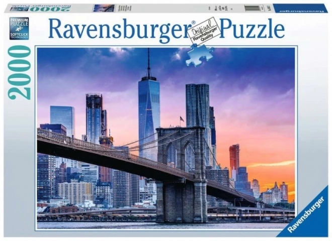 Puzzle skyline di New York 2000 pezzi RAVENSBURGER