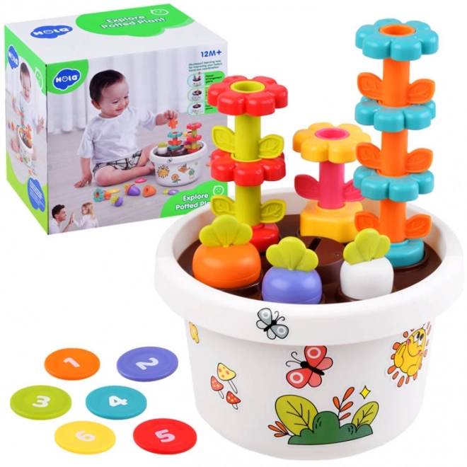 Set educativo Giardiniere con vaso