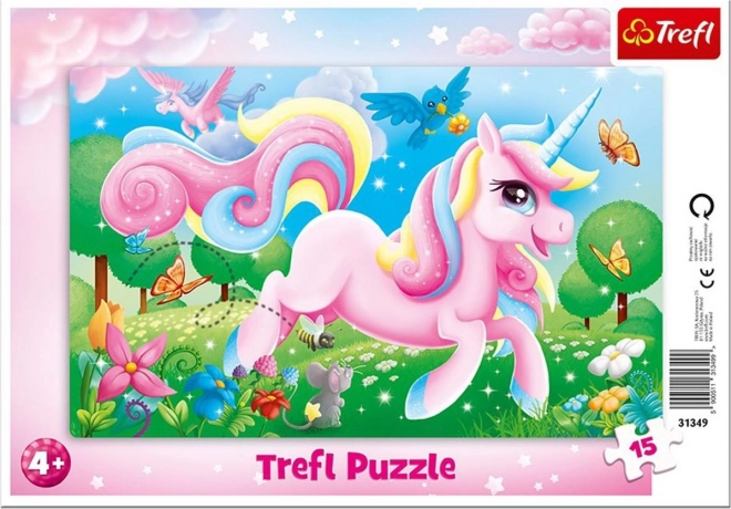 Puzzle Magico Mondo degli Unicorni 15 Pezzi