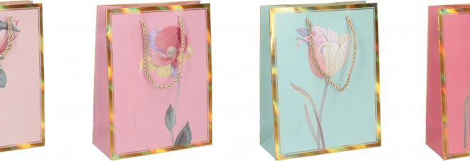 Piccola borsa regalo 23 × 18 × 8 cm, motivo per tutto l’anno