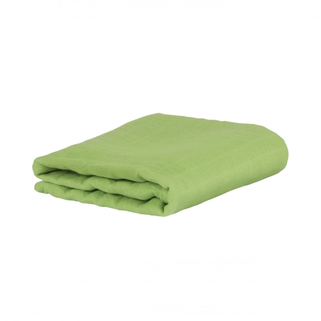 Pannolino Mussola Di Cotone Verde Opalino 120x120 cm