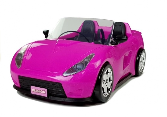 Auto cabrio rosa per bambole