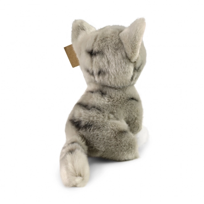 Gatto di peluche grigio 18 cm ECO-FRIENDLY