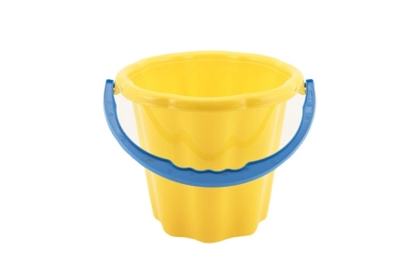 Secchiello per sabbia plastica 19cm assortito 4 colori 12m+
