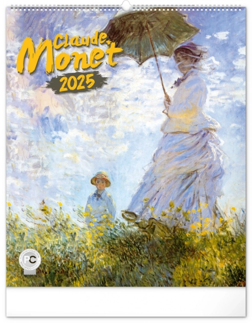 Calendario da parete Claude Monet 2025