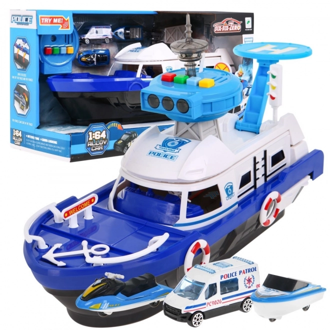 Nave da Polizia Interattiva 2 in 1 per Bambini 3+