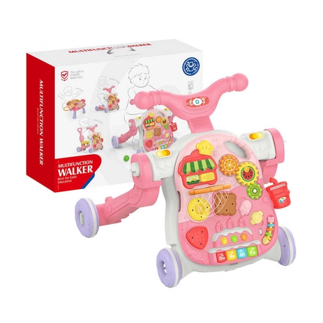 Tavolo interattivo educativo 4-in-1 Huanger (rosa)