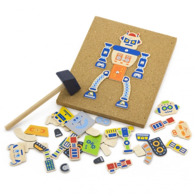 Giocattolo educativo di legno - Robot