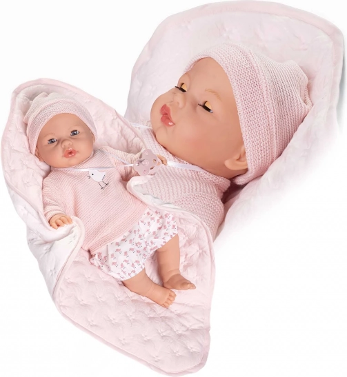 Bambola che chiude gli occhi neonato Antonio Juan con suoni - 37 cm