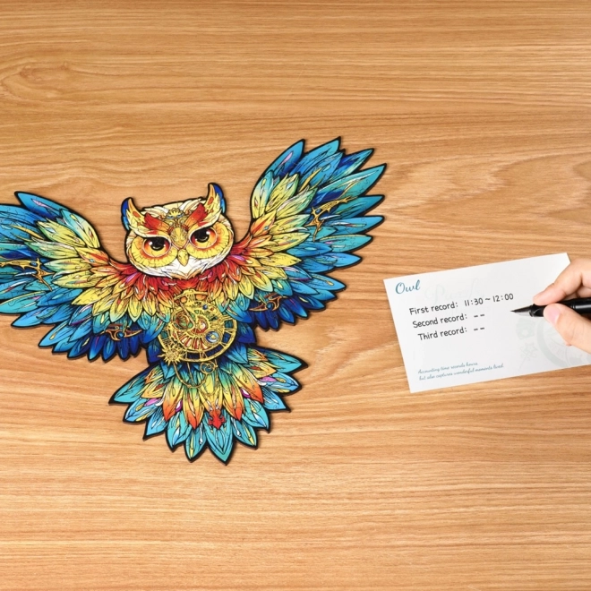 Puzzle in legno Gufo RoboTime