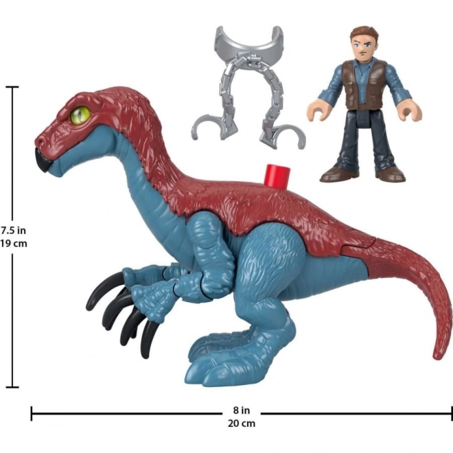 Set di Imaginext Therizinosauro e Owen di Jurassic World