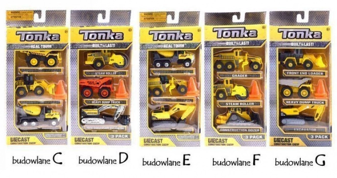 Set di veicoli da costruzione Hasbro Tonka