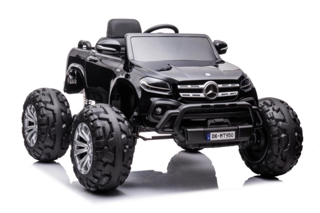 Auto elettrico Mercedes 4x4 verniciato nero