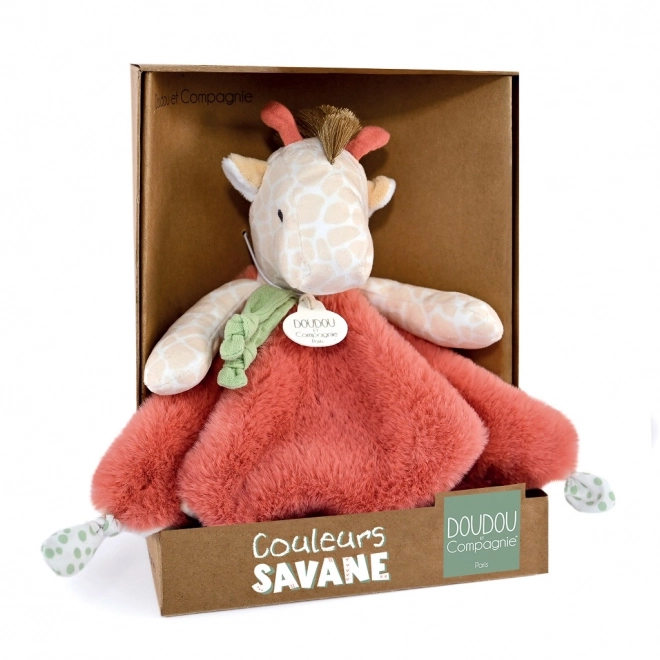 Peluche Doudou Giraffa Colori Savana 25 cm