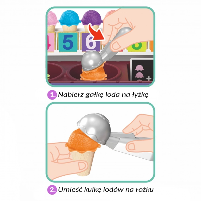Ludoteca Educativa XXL Gelateria con Attività di Calcolo