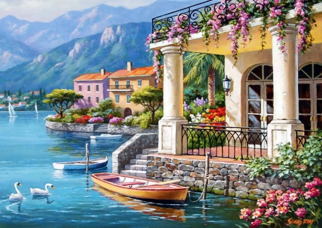 Puzzle Vila nella Baia 3000 Pezzi