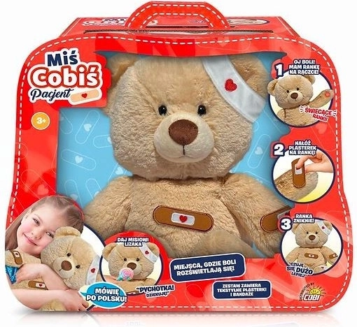 Mascotte orsetto Cobis Paziente