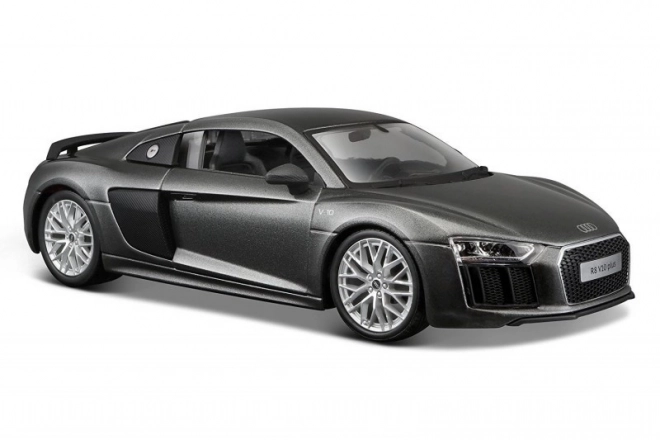 Modello in scala Audi R8 1/24 grigio